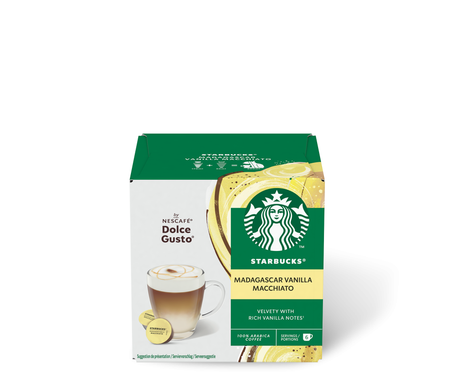 Capsule Caffe Dolce Gusto Starbucks Madagascar Vaniglia da 12 capsule