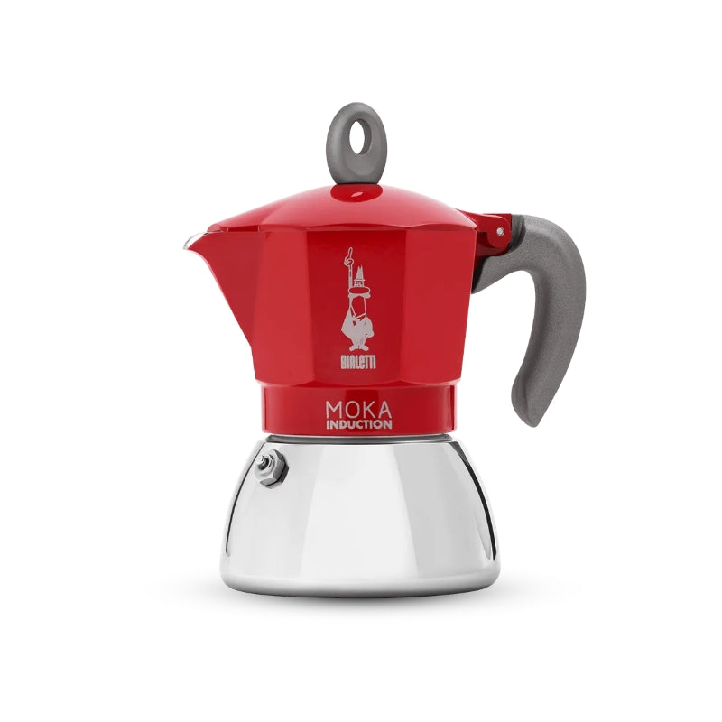 Moka Express Induction Rossa da 2 Tazze