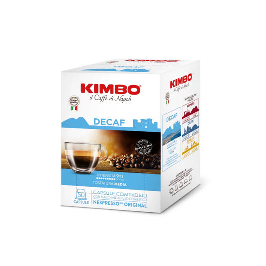 Capsule Nespresso Kimbo Decaffeinato da 50 capsule