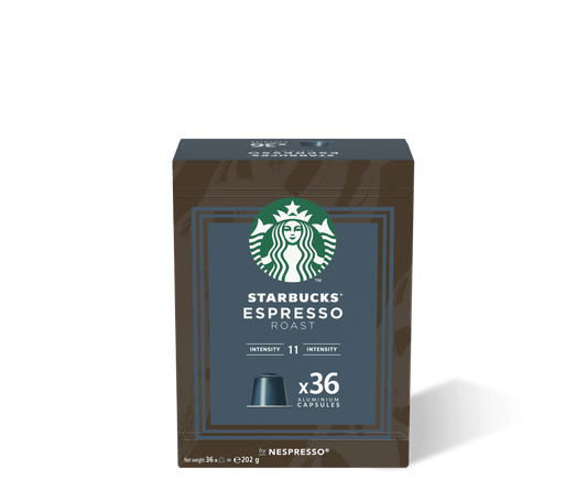 Capsule Caffe Nespresso Starbucks Espresso Roast da 36 capsule