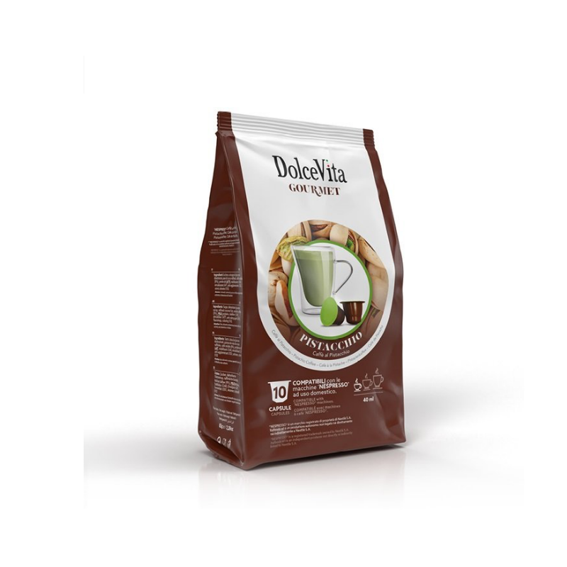 Capsule Nespresso Dolce Vita Pistacchio da 80 capsule