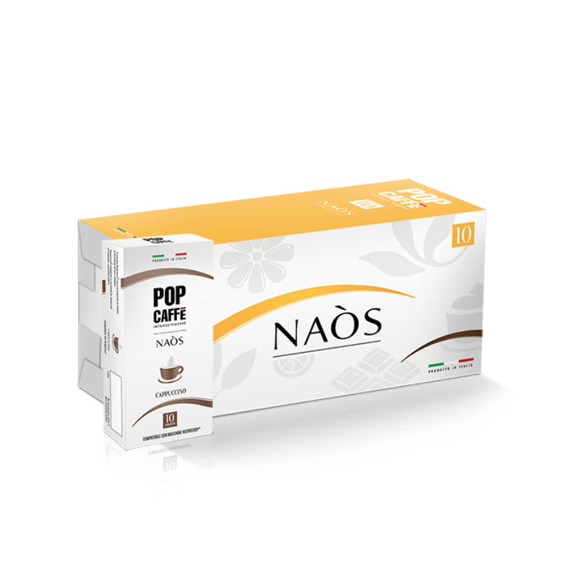Capsule Nespresso Pop Caffe Naos Cappuccino da 100 capsule 