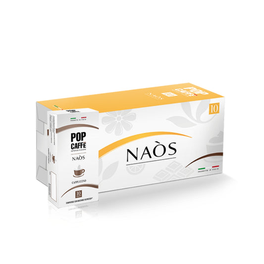 Capsule Nespresso Pop Caffe Naos Cappuccino da 100 capsule 