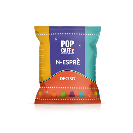 Capsule Nespresso Pop Caffe Nespre Deciso da 100 capsule 