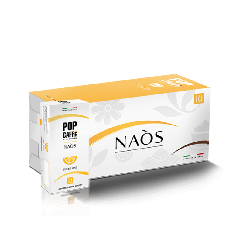 Capsule Nespresso Pop Caffe Naos The al Limone da 100 capsule