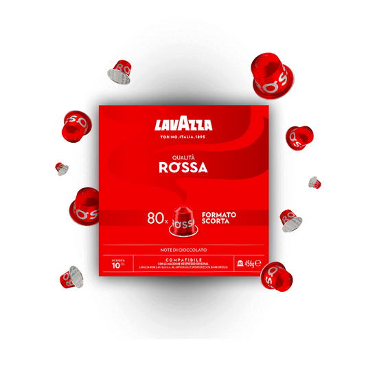 Capsule Lavazza Nespresso Qualità Rossa da 80 capsule