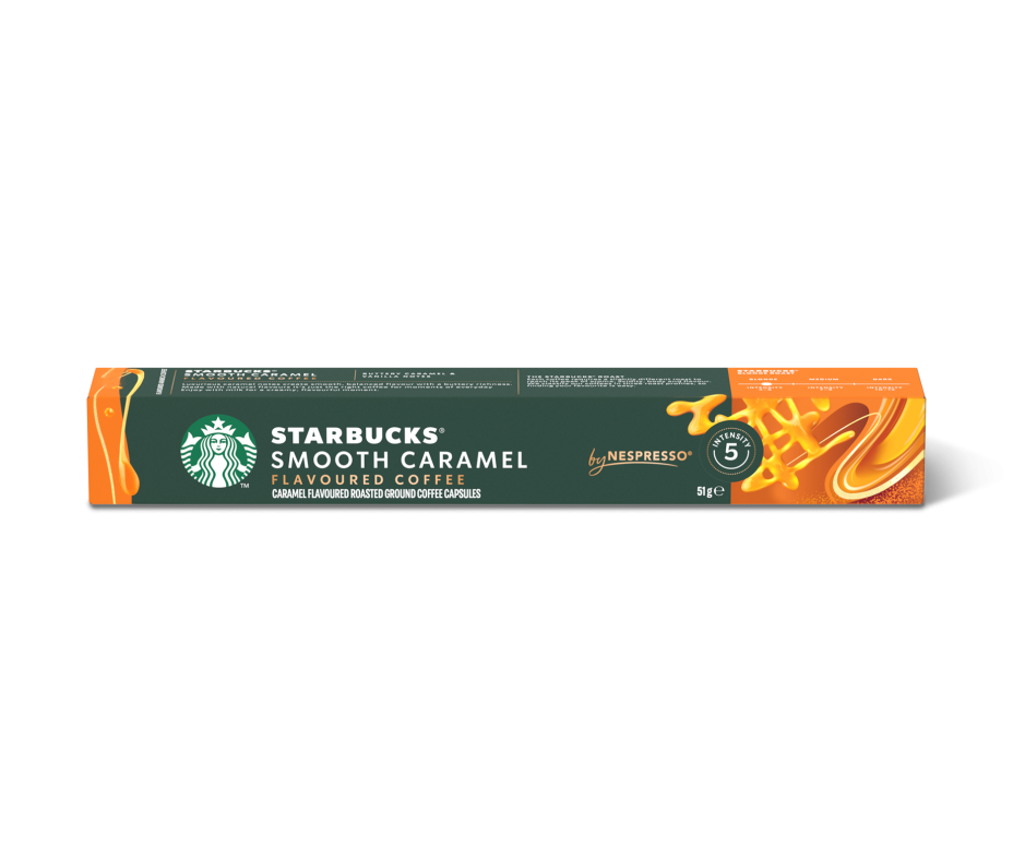 Capsule Caffe Nespresso Starbucks Smooth Caramel da 10 capsule