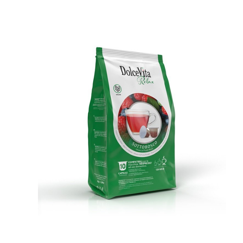 Capsule Nespresso Dolce Vita Sottobosco da 120 capsule