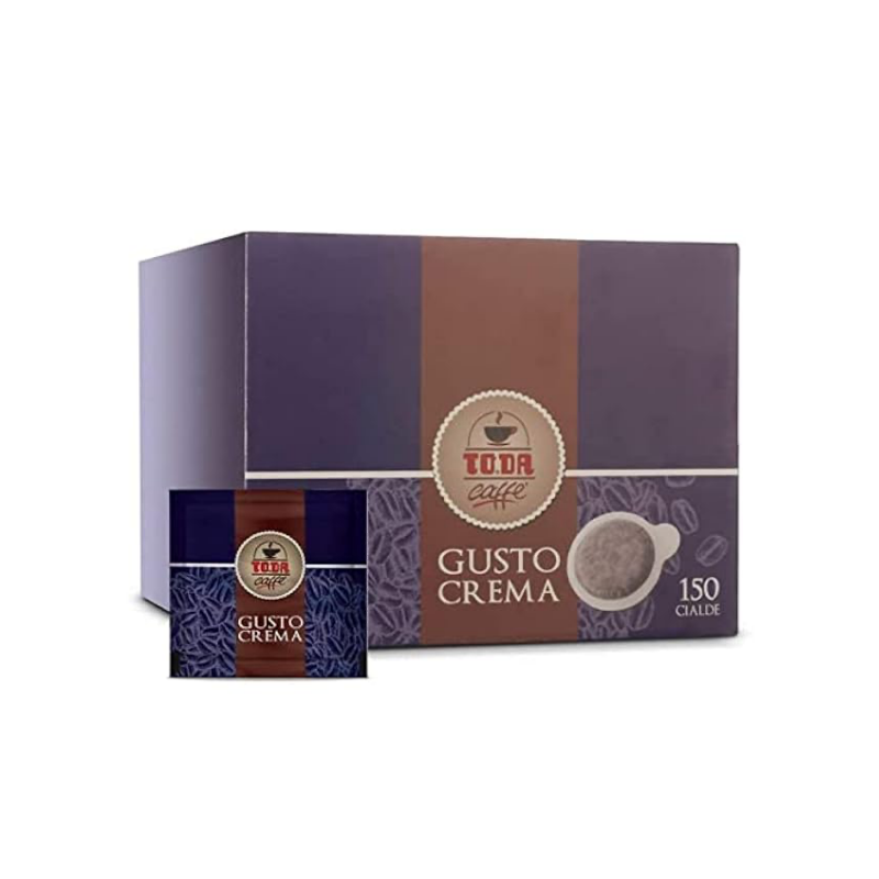 Cialde in Carta ToDa Gusto Crema da 150 cialde 