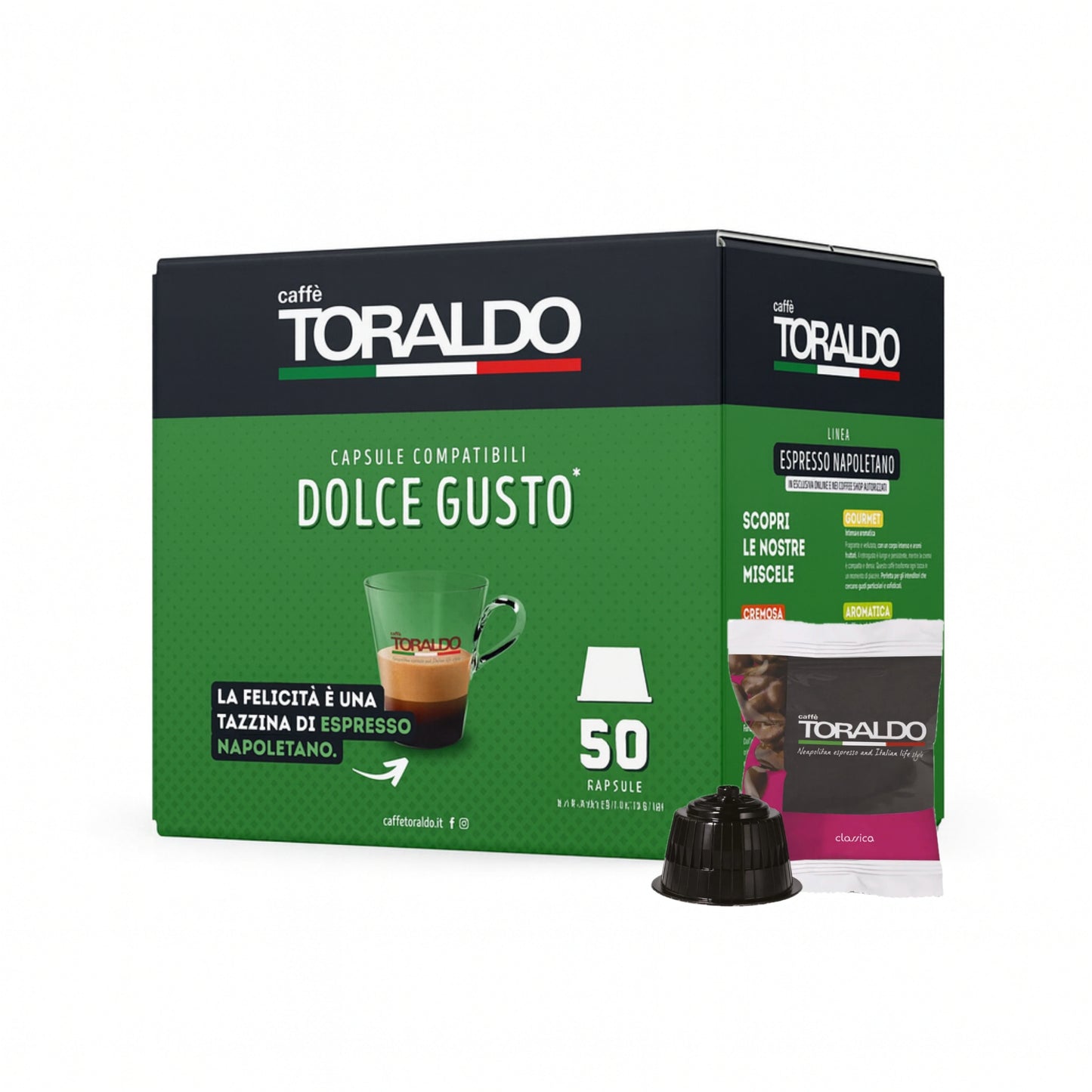 Capsule Dolce Gusto Toraldo Classica da 50 capsule