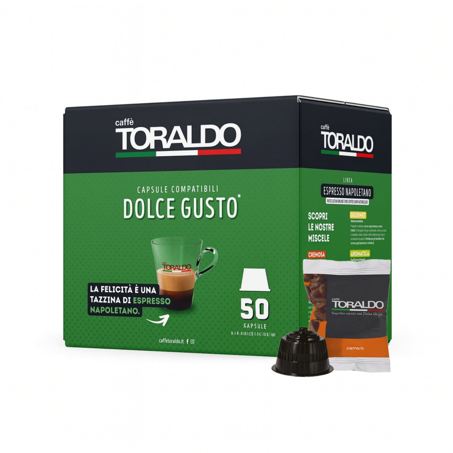 Capsule Dolce Gusto Toraldo Cremoso da 50 capsule