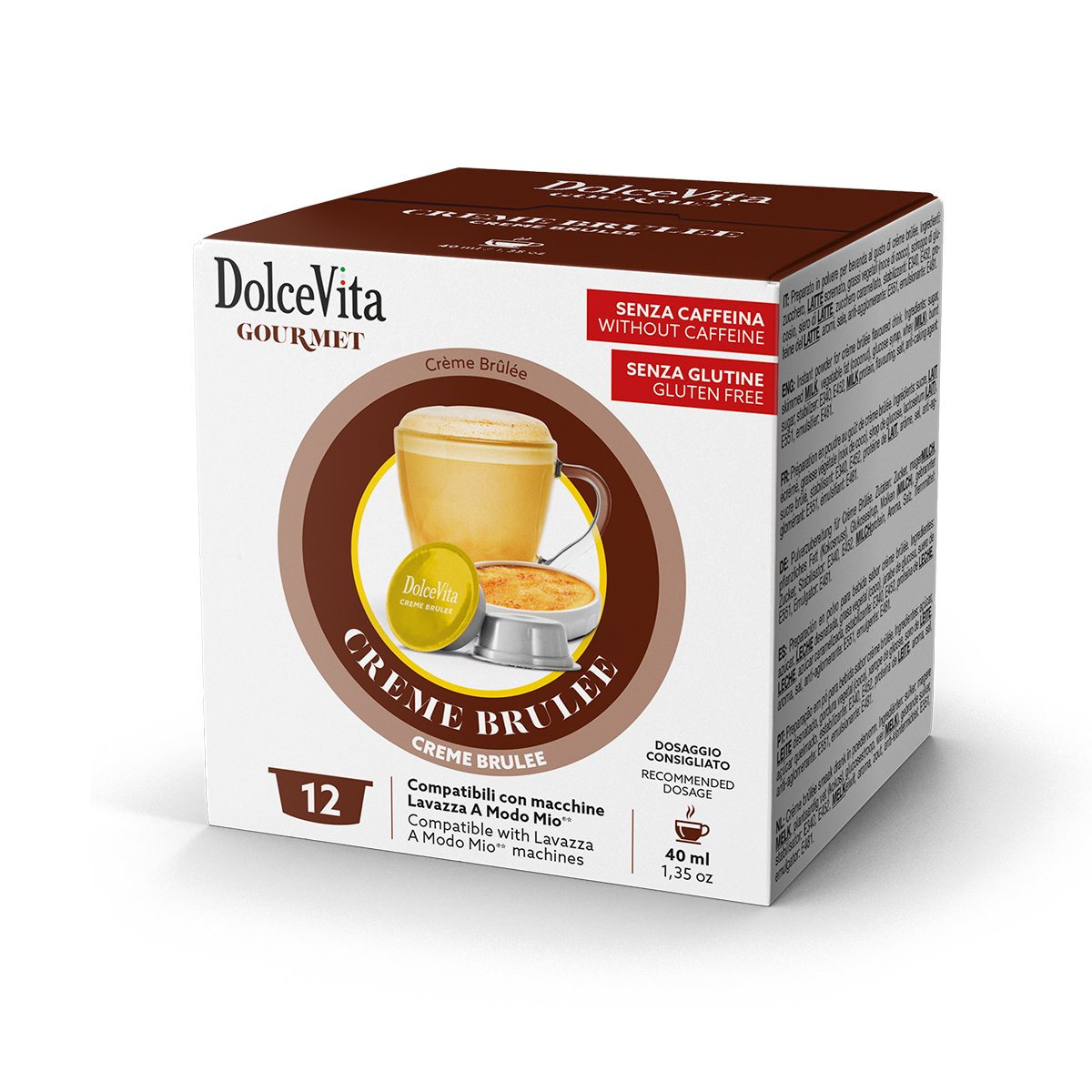 Capsule A Modo Mio Dolce Vita Creme Brulée da 160 capsule