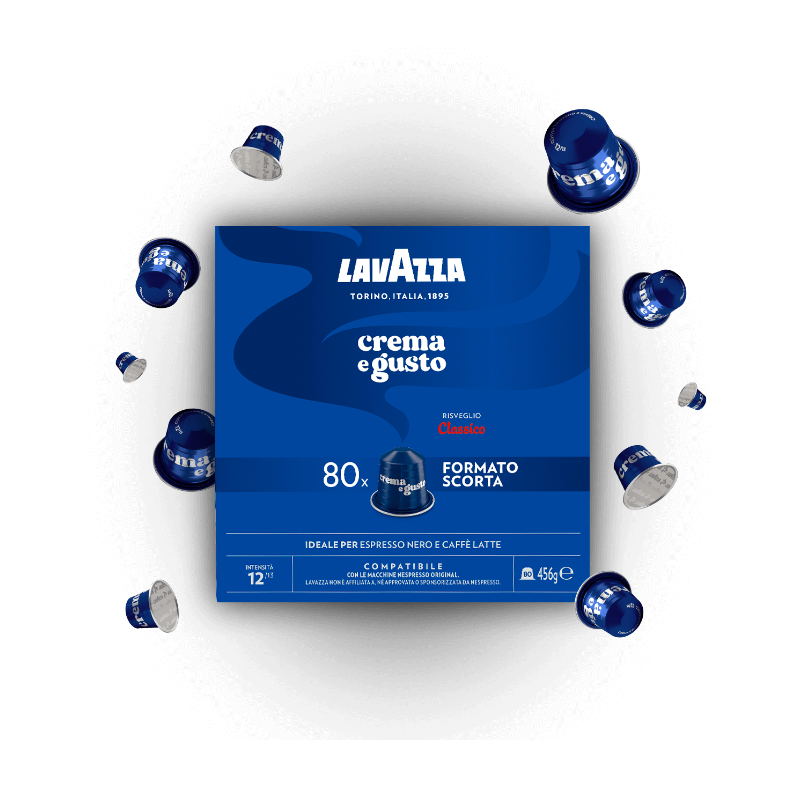 Capsule Lavazza Nespresso Crema e Gusto Classico da 80 capsule