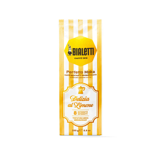 1 Busta Caffe Macinato Bialetti Perfetto Delizia al Limone in buste da 250 grammi