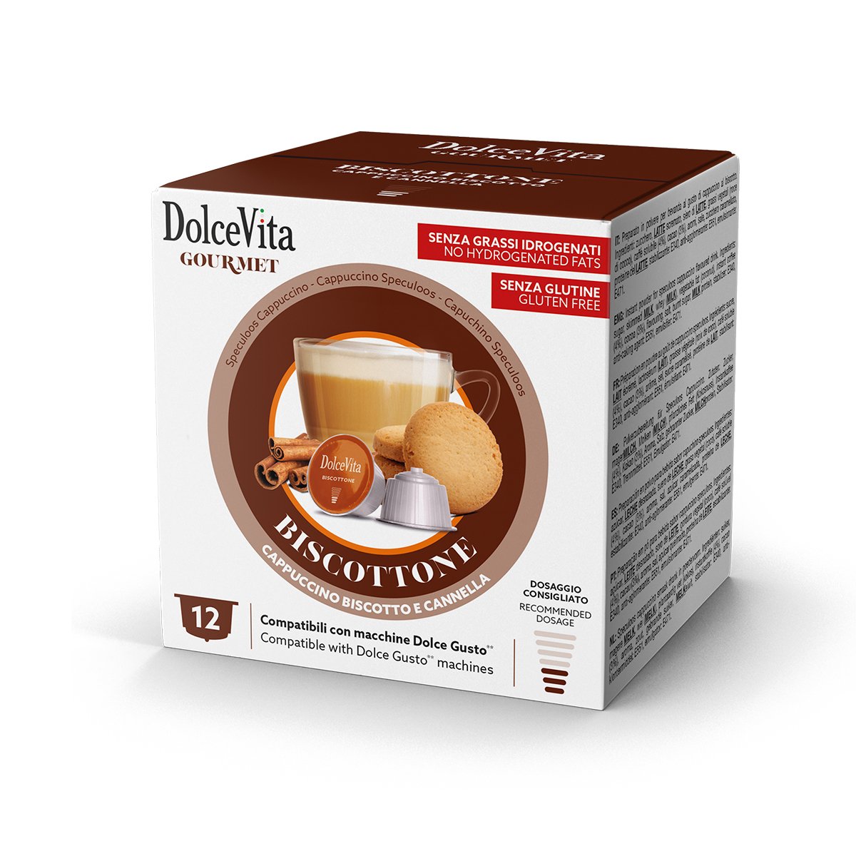 Capsule Dolce Gusto Dolce Vita Biscottone da 72 capsule