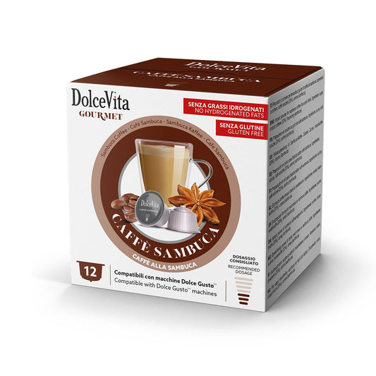 Capsule Dolce Gusto Dolce Vita Caffe alla Sambuca da 72 capsule