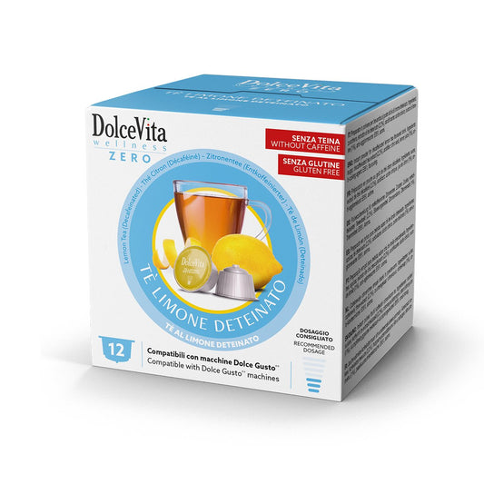 Capsule Dolce Gusto Dolce Vita The al Limone Deteinato da 72 capsule