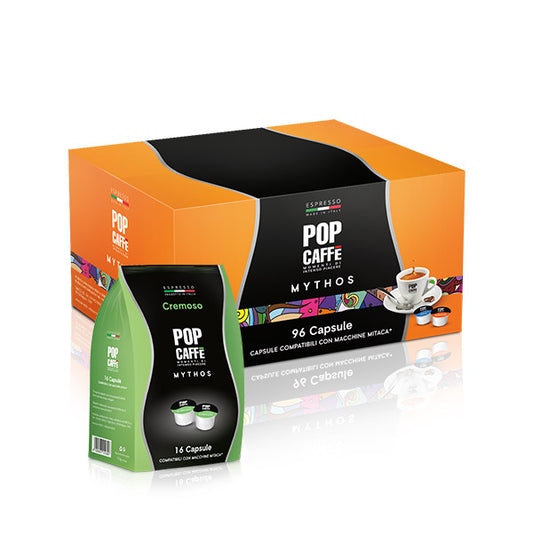 Capsule Mythos Mitaca Pop Caffe Cremoso da 96 capsule
