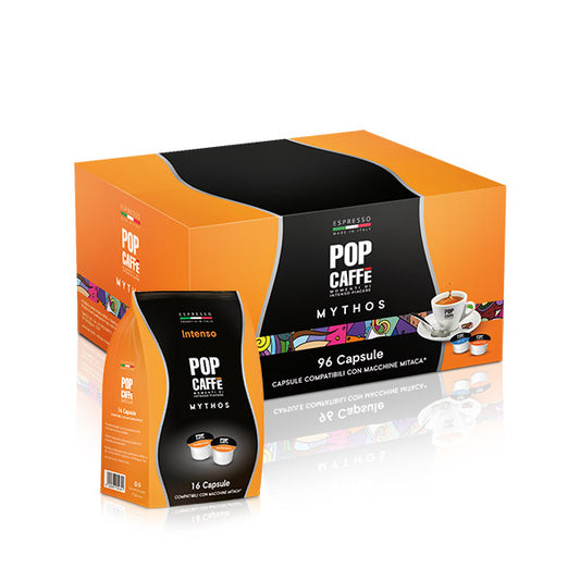 Capsule Mythos Mitaca Pop Caffe Intenso da 96 capsule