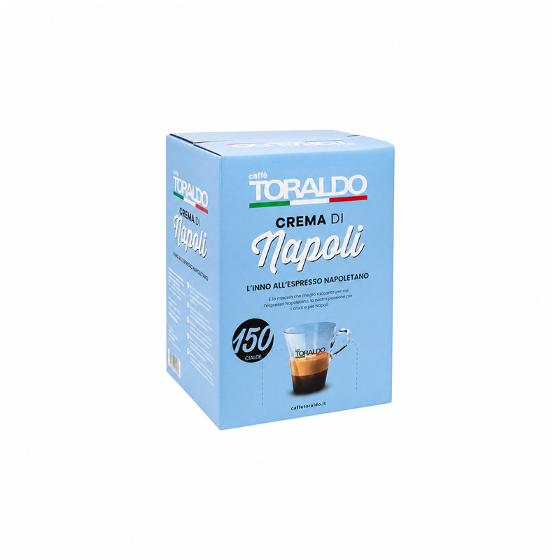 Cialde in Carta Toraldo Crema di Napoli da 150 cialde